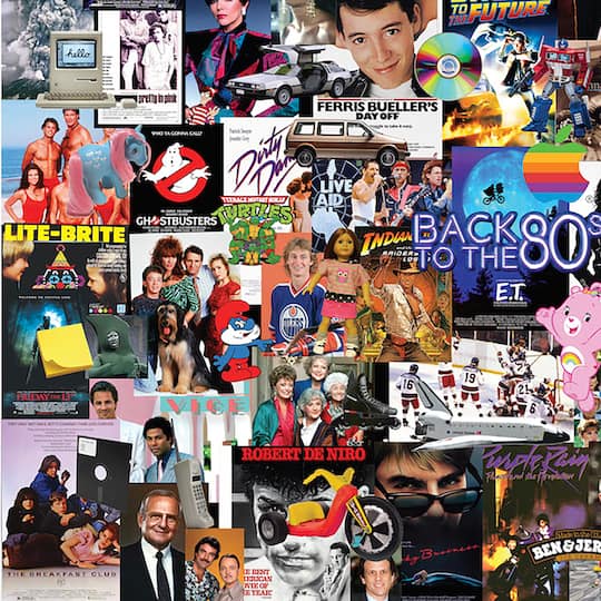 Hart Puzzles Back to the 80s by Steve Smith 1,000 Piece Jigsaw Puzzle